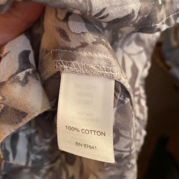 J. Jill long-sleeved gray tunic top - Picture 4 of 6